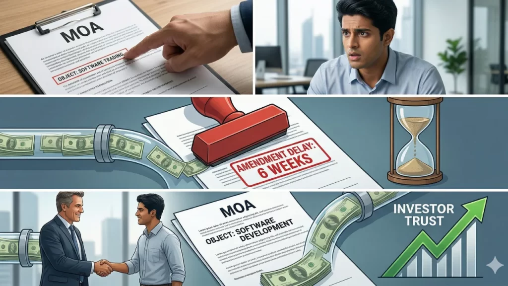 How a Small MOA Error Delayed a Startup’s Funding