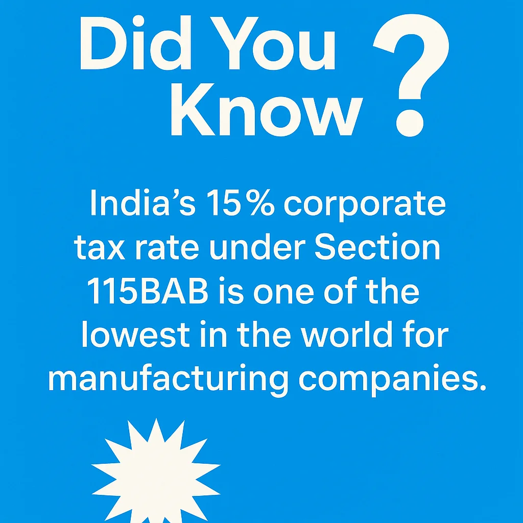 Corporate Tax Breakup for Different Company Types