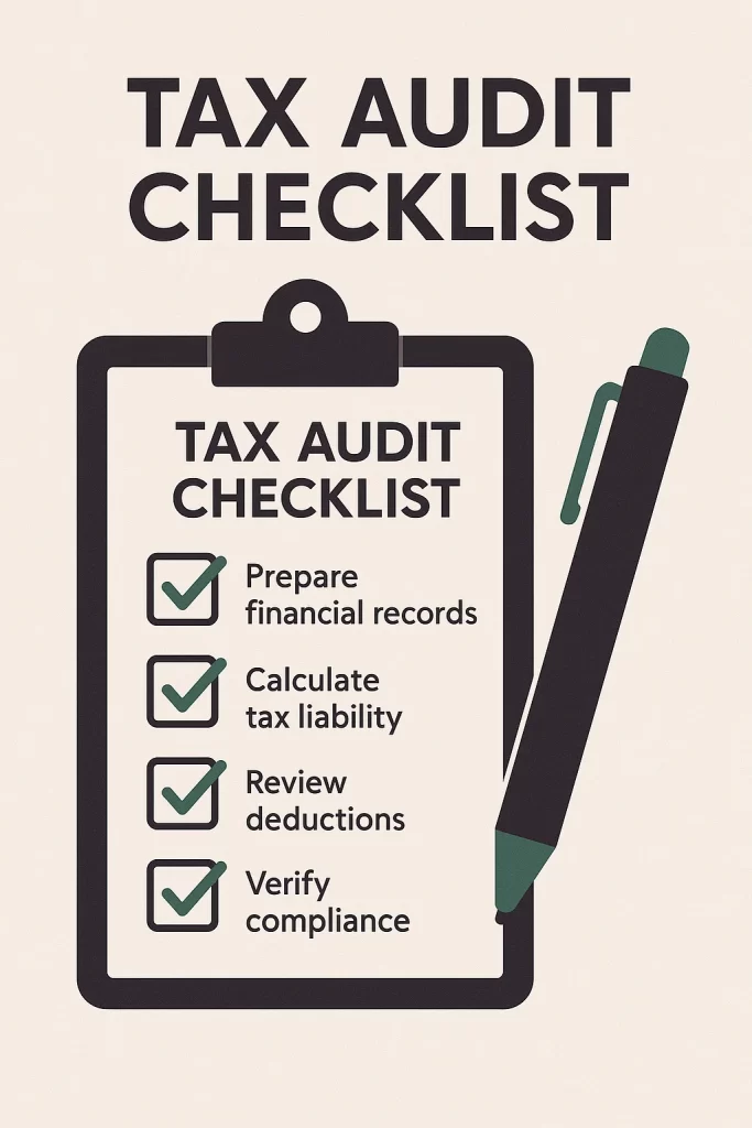 Tax audit checklist