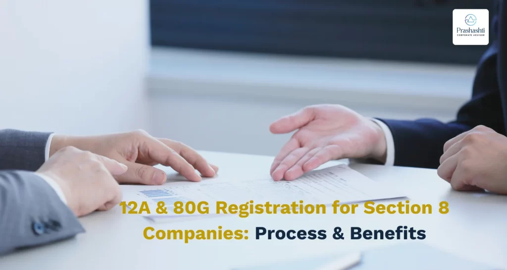 12A & 80G Registration for Section 8