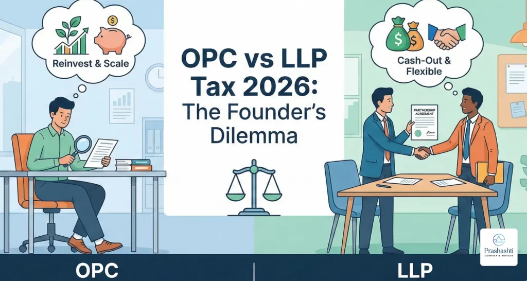 OPC vs LLP tax 2026