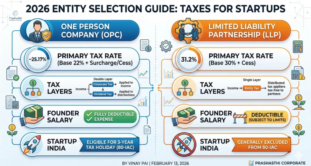 OPC LLP Tax details
