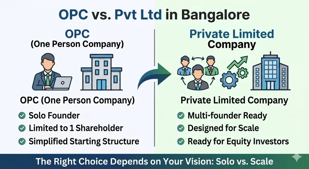 Opc vs Pvt Ltd Which is Better 2026 Startup Guide for Bangalore
