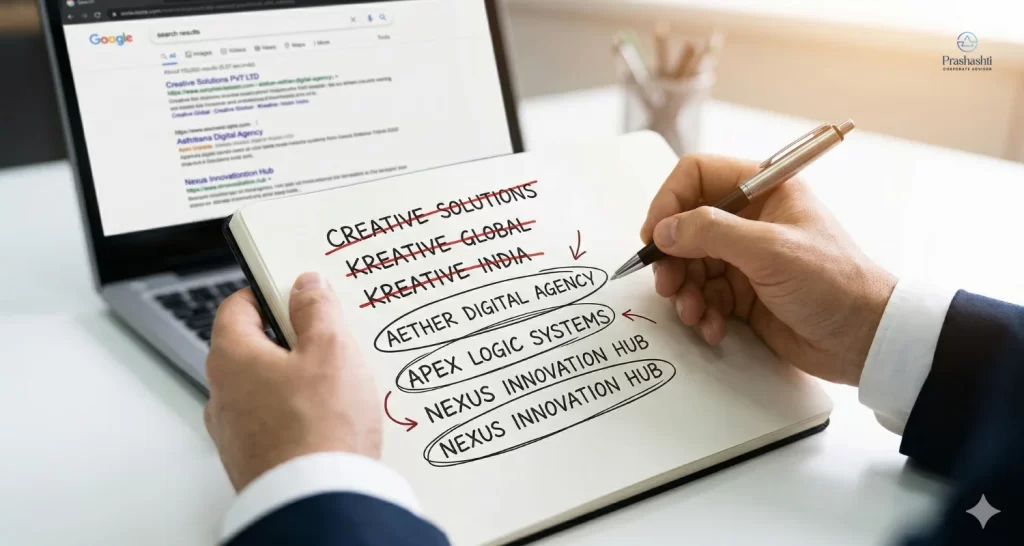 company name rejection process