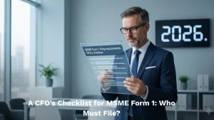 Blog Heading A CFO’s Checklist for MSME Form 1 Who Must File