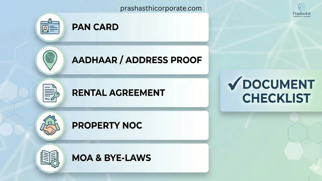 Documents Required for Society Registration in Bangalore