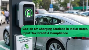 GST on EV charging station India