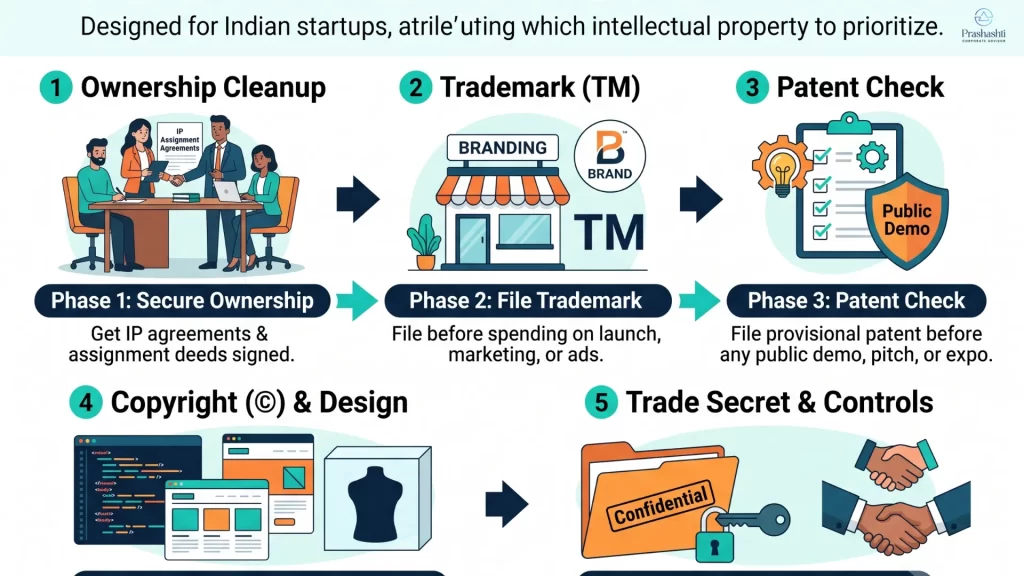 differences between trademark, patent and copyright